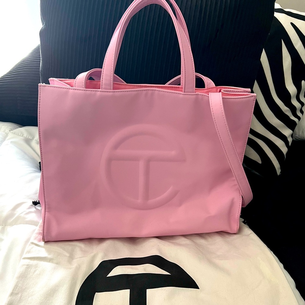 Telfar Medium Shopping Bag (Pink)